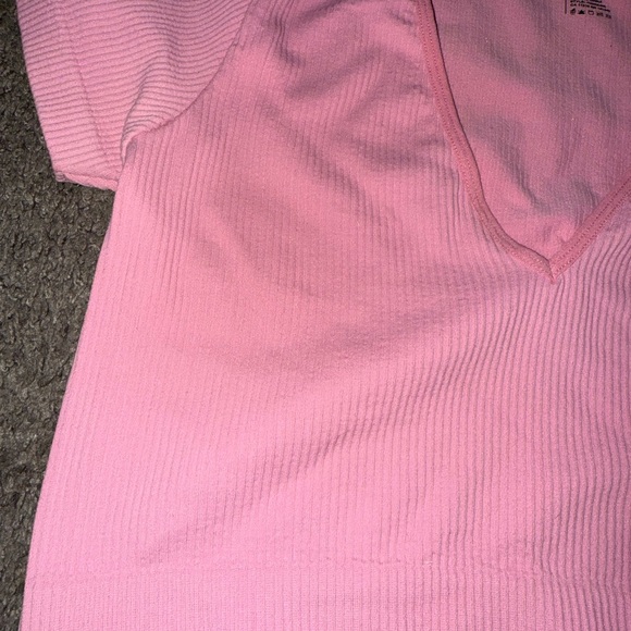 Garage Pink Crop Short Sleeve Shirt - Picture 4 of 4